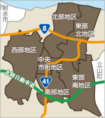 エリアから検索